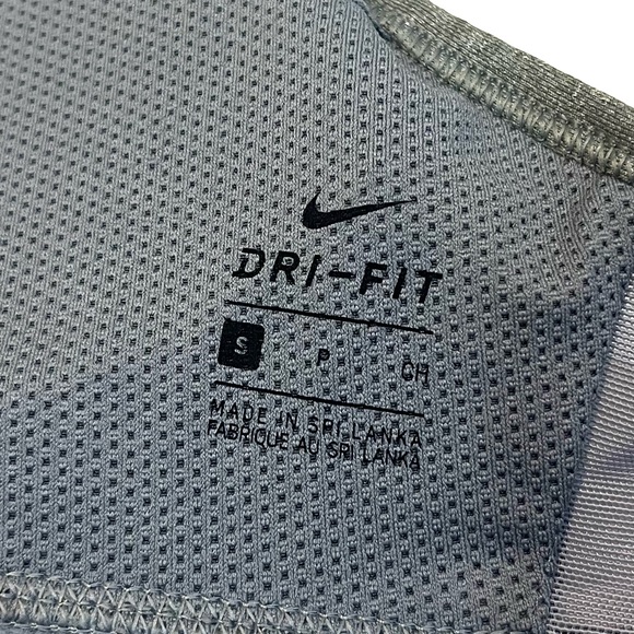 NIKE Dri Fit PRO Indy Front Zip Sports Bra Gray Black / Size Small - Picture 5 of 6